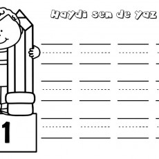 Haydi Sen de Yaz - Yazma Alıştırma Materyali (1)