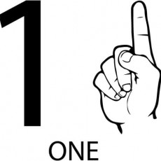 1 ONE - Sayı Öğrenimi ve Parmağını Kaldırma İfadesi