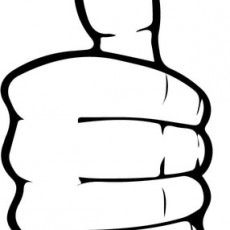 Thumbs Up Gesture Illustration - Success Sign