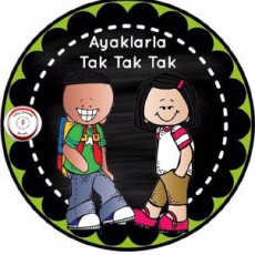 Ayaklarla Tak Tak Tak - Eğitici Çocuk Aktivite Kitabı
