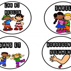 Çocuk Oyunları ve Etkileşimli Etkinlikler: Dans Et, Sarıl, Dışarıda Selamlaş, Çak Bir Beşlik