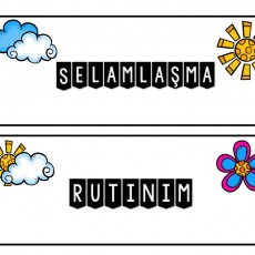 SELAMLAMA VE RUTİN ÖĞRETİMİ