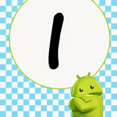 1 - Bir Rakamı Öğrenme ve Android Karakter Tanıtımı