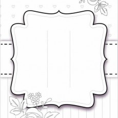 Boş Çerçeve Tasarımı - Dekoratif Arka Plan