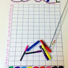 En Sevdiğin Renk Hangisi? Anket Grafiği - 15x7 Çizgi ve Renkler İle İlişkili