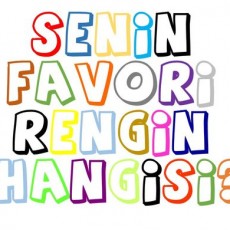 Senin Favori Rengin Hangisi? - Renkler Ve Tercihler Hakkında Eğitici Materyal