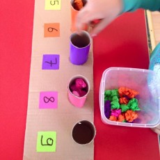 Renk ve Rakam Eşleştirme Etkinliği: 5, 6, 7, 8, 9