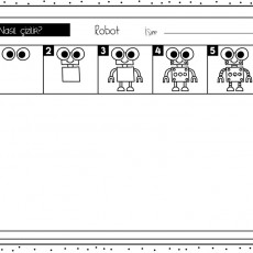 Robotlar ve Çizim Talimatları - Eğitim Materyali