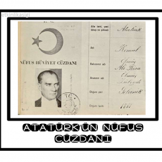ATATÜRK'ÜN NÜFUS CÜZDANI - 1881