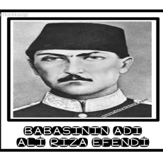 Baba-İsim-Alı Rıza Efendi-Oturma Pozu-Tarihsel Figür