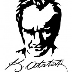 Logo Tasarımı: K. Atatürk İmzası ve Silueti