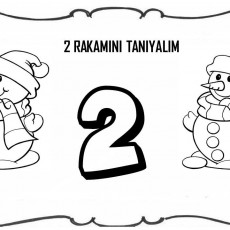 2 Rakamını Tanıyalım - Eğitici Karakterlerle Sayılar Öğrenme