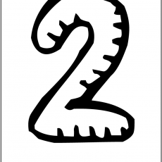 Eğitici Rakam Çizimi: 2 (İki)