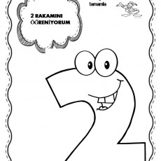 2 RAKAMINI ÖĞRENİYORUM - Yırtma Yapıştırma Tekniği ile Etkinlik
