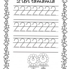 2'leri Tamamla Eğitici Çalışma Sayfası