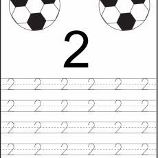 Sayı 2 ve Futbol Topları Öğrenme Materyali