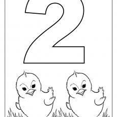 2_Rakamı_ve_Iki_Tavşan_cizimi