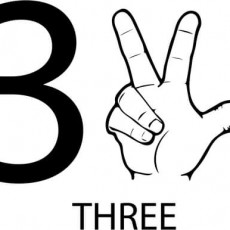 3-THREE: Sayılar ve İşaret Dili Eğitim Materyali