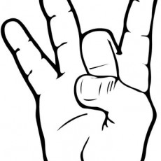 Rock On El Hareketi - 3 ve 3 (Üç) Parmakla Gösterim