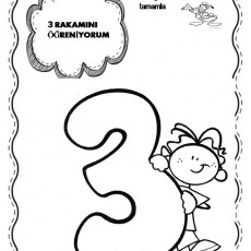 3 Rakamını Öğreniyorum - Eğitsel Aktivite