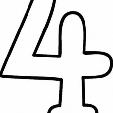 Rakam 4 - Four Eğitimi: Sayı Tanıma ve Yazma
