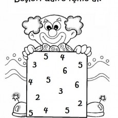 Sayıları Daire İçine Alma Etkinliği - 5, 3, 6, 4, 2