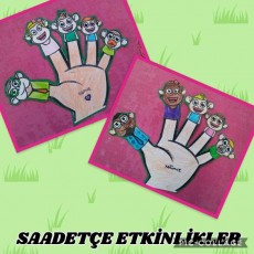 Eğitici Parmak Kuklaları ve Etkinlikler - 5 Parmak ve Eğlenceli Karakterler