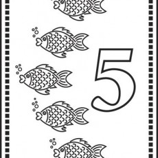 Beş Balık Sayma Eğitimi - 5 (beş)