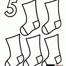 Sayı 5 ve Beş Çorap Eğitim Materyali