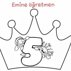 Eğitici Etkinlik: 5 (BEŞ) Rakamı ve Harf Çalışması - Eğlenceli Karakterler