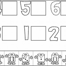 Sayılar ve Balık Resimleri İle Sayma Eğitimi: 6, 5, 4, 3, 2, 1