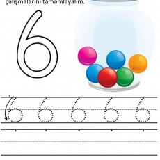 Rakam 6 ve Top Sayma Aktiviteleri