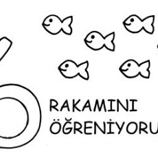 Rakamını Öğreniyorum: 6 (Altı) Balıklar
