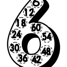 Rakamlar ve Çarpanlar: 6 Sayısı ve Çarpanları (6, 12, 18, 24, 30, 36, 42, 48, 54, 60)