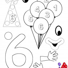 Eğlenceli Sayılar: 1, 2, 3, 4, 5, 6 - Renkli Balonlar ve Eğlenceli Simge Öğrenimi