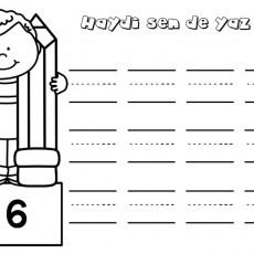 Eğitim Materyali: Yazı Çalışması ve Rakam 6