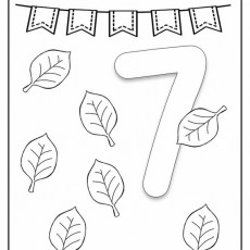 7 Sayısının Öğrenilmesi ve Yapraklar ile İlgili Eğitsel Materyal