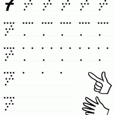 7 Sayısı ve Braille Alfabesi Öğretimi