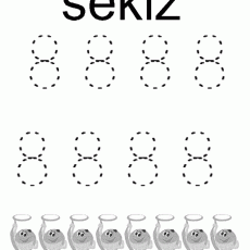 Sekiz Rakamı ve Yazımı Eğitimi