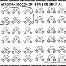 ASAGIDAKI BÖCEKLER: 8'ER GRUPLA 8 ADİTİM
