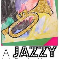 A JAZZY Little Preschool Lesson Featuring a Trumpet Art Project