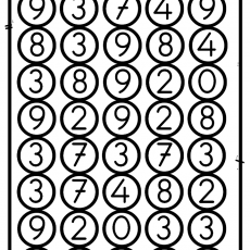 9 Rakamını Tanıma Etkinliği: Rakamları Boyama