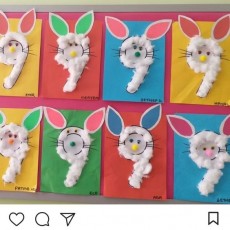 Eğlenceli Tavşan Sanat Çalışması: 9 Rakamı ile Kendi Yapılandırılan Tavşanlar