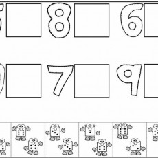 Rakam ve Hayvanları Öğrenme Etkinliği: 5, 6, 8, 9, 10 Sayıları ve Balık Figürleri