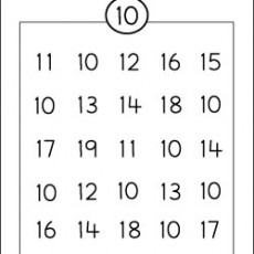 10 Sayısını Bulma Etkinliği - Sayılarla Tanışma