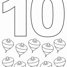 Eğitsel Boyama: 10 Sayısı ve Tepelere Odaklanma