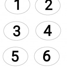 Eğitici Sayılar: 1 (bir), 2 (iki), 3 (üç), 4 (dört), 5 (beş), 6 (altı)