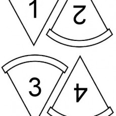 Dört Kesirli Şekil: 1, 2, 3, 4 Öğrenimi