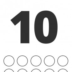 Aprende los Números: 10 (On) - Actividad de Coloreo y Conteo
