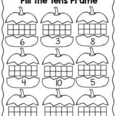 Tens Frame Activity for Numbers 2 to 10